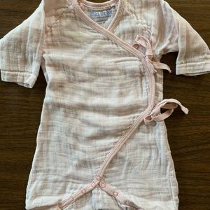 Under the Nile Soft Pink Baby Bodysuit